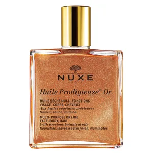 Nuxe Huile Prodigieuse Or Multi-Purpose Dry Oil for Skin and Hair, Illuminating & Nourishing