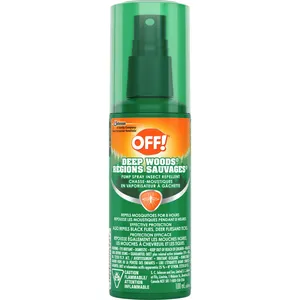 OFF! Deep Woods Insect Repellent Spray - 25% DEET, 8-Hour Protection for Mosquitoes & Ticks