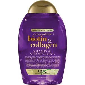OGX Biotin & Collagen Extra Strength Volumizing Shampoo for Fine Hair, Sulfate-Free, Color-Safe