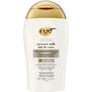 OGX Coconut Milk Conditioner - Hydrating & Restoring - 3 fl oz - Softens Dry, Damaged Hair