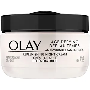 Olay Age Defying Anti-Wrinkle Night Cream - Hydrating Night Moisturizer with Vitamins E, B3, B5