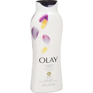 Olay Age Defying Body Wash with Vitamin E, 364 mL for Beautiful, Healthy Skin