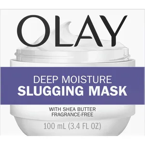 Olay Deep Moisture Slugging Mask with Shea Butter - Fragrance Free Hydrating Skin Care