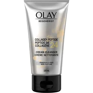 Olay Regenerist Collagen Peptide 24 Face Wash - Fragrance-Free, Gentle Exfoliating Cleanser