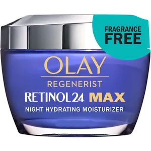 Olay Regenerist Retinol 24 MAX Night Face Moisturizer – 20% More Hydration for Smooth, Radiant Skin