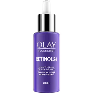 Olay Regenerist Retinol 24 Night Facial Serum - Hydrating Anti-Aging Serum, Fragrance-Free, 1.0 fl oz
