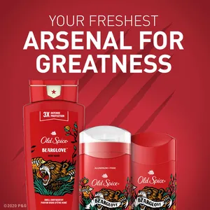 Old Spice Bearglove Scent Deodorant for Men - 24-Hour Odor Protection, 85g, Apple & Citrus Freshness