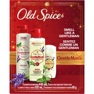 Old Spice Gentleman's Dream Gift Set - Lavender & Mint Body Wash, Deodorant, Shampoo