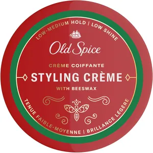 Old Spice Hair Styling Crème for Men, 63g - Low-Medium Hold, Low Shine, Coconut & Tropical Wood Scent