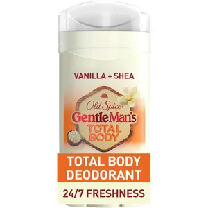 Old Spice Total Body Deodorant Aluminum Free Vanilla + Shea Butter for 24/7 Freshness