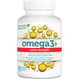 Omega 3+ Extra Strength Fish Oil with 800mg EPA & 400mg DHA for Heart, Brain & Joint Health