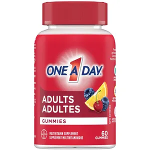 One A Day Adult Multivitamin Gummies - Essential Vitamins A, B, C, D, E, Biotin & Zinc for Health