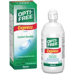Opti-Free Express Contact Lens Solution 300ml - Hydrating Comfort for Clear Vision