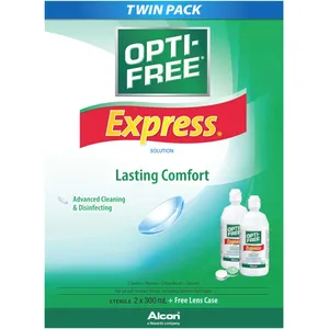 Opti-Free Expsoltw Bn2x300ml - Premium Contact Lens Solution for Clear Comfort and Hydration