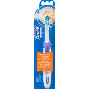 Oral-B Complete Battery Powered Toothbrush, Soft Bristles, Deep Clean Head, AA Battery Included