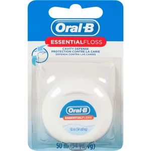 Oral B Essential Floss Wax for Effective Plaque Removal and Fresh Breath