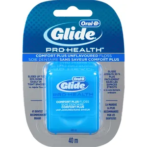 Oral B Glide Comfort Plus Dental Floss - No Flavor, 50m