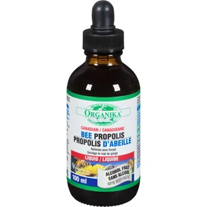 Organika Bee Propolis Liquid - Alcohol-Free Immunity Support, Antimicrobial Protection, 1 oz