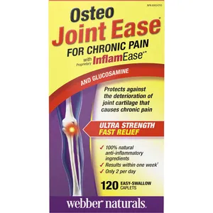 Osteo Joint Ease® with InflamEase® and Glucosamine for Joint Health and Pain Relief
