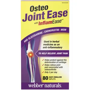 Osteo Joint Ease with InflamEase and Glucosamine Chondroitin MSM for Joint Pain Relief