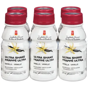 PC Ultra Shake Meal Replacement - Lactose Free, Kosher, No Artificial Flavours, Complete Nutrition
