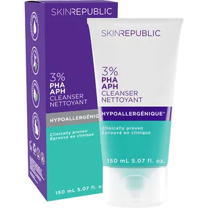 PHA 3% Cleanser 150ml - Hypoallergenic Exfoliating Cleanser for Smooth, Hydrated Skin