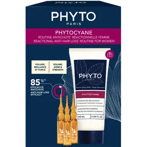 PHYTOCYANE Women Revitalizing Set for Hair Loss - Serum & Shampoo Duo for Healthy Growth