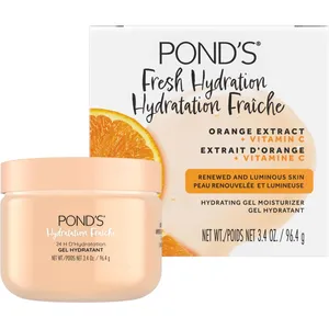 POND’S Orange Extract & Vitamin C Gel Moisturizer for 24-Hour Hydration and Luminous Skin