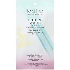 Pacifica Future Youth HydroGel Face Mask, Vegan Anti-Aging with Multi-Peptides & Phytonutrients