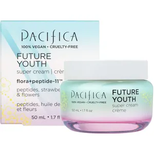 Pacifica Future Youth Super Cream - Lightweight Moisturizer for All Skin Types, Vegan & Cruelty-Free