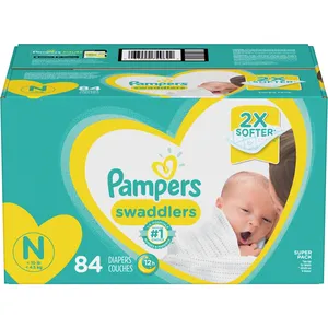 Pampers Swaddlers Newborn Diapers Size N - 2x Softer & #1 Choice of Hospitals, Nurses, Parents