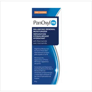 PanOxyl Balancing Repair Moisturizer for Acne-Prone Skin - Hydrating Gel Cream with Niacinamide