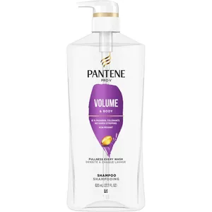 Pantene PRO-V Volume & Body Shampoo, 27.7oz - Nourishing Formula for Fuller, Healthier Hair