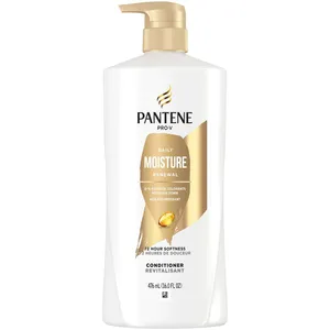 Pantene Pro-V Daily Moisture Renewal Conditioner, 16 oz, 2X Nutrients for 72+ Hours of Hydration