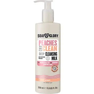 Peaches & Clean Deep Cleansing Milk - Four-in-One Purifier with Peach, Ginseng & Jojoba Oil