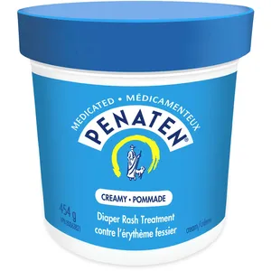 Penaten Medicated Diaper Rash Cream for Baby - Zinc Oxide Treatment, 13% Active Ingredient
