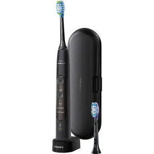 Philips ExpertClean 7300 Rechargeable Electric Toothbrush - Black HX9610/17 for Healthier Gums