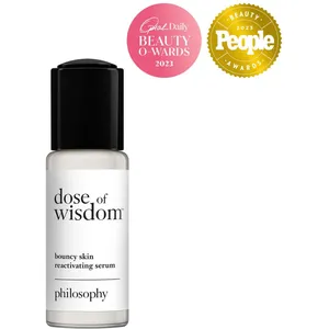 Philosophy Dose of Wisdomâ„¢ Bouncy Skin Serum 1.7 oz - Hydration & Collagen Support, Vitamin C, Hyaluronic Acid