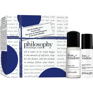 Philosophy Duo for Bright Eyes & Bouncy Skin Holiday Gift Set - Serum & Eye Cream Included