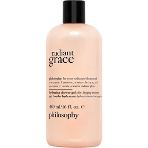 Philosophy Radiant Grace Hydrating Shower Gel - Moisturizing, Cleanser with Black Cherry & Jasmine