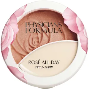 Physicians Formula Rosé All Day Illuminating Powder & Balm - Sunlit Glow for All-Day Radiance