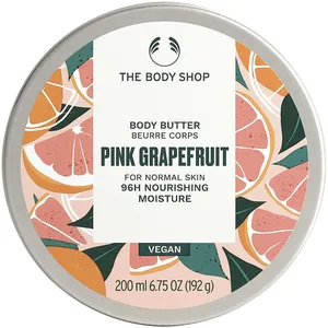 Pink Grapefruit Body Butter - Nourishing 96hr Moisture for Normal Skin, Vegan & Natural Ingredients