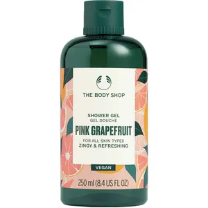Pink Grapefruit Shower Gel - Vegan, 92% Natural Ingredients, Lathers Richly, Energizing Citrus Scent
