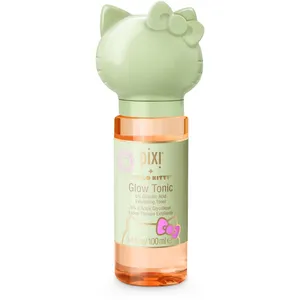 Pixi Hello Kitty Glow Tonic 100ml - Exfoliating Tonic with Aloe Vera & Ginseng for Radiant Skin