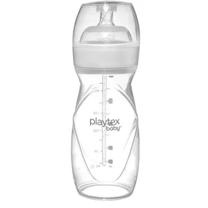 Playtex Baby Nurser Bottles with 5 Liners - Naturalatch Silicone Nipple for Newborns and Breastfed Babies