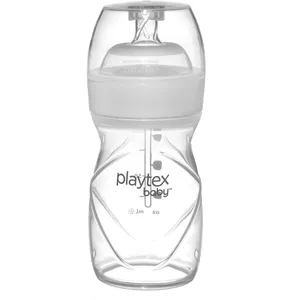 Playtex Baby Nurser Bottles with 5 Liners - Naturalatch Silicone Nipples for Comfort & Convenience