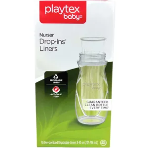 Playtex Baby Nurser Drop-In Liners - Natural Feeding Experience for Newborns & Breastfed Babies
