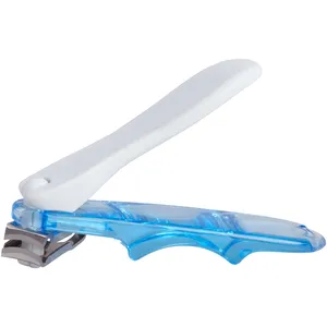 Plexi Nail Clipper with Rotating Head for Easy Use - Random Color, Lifetime Guarantee - Made in France