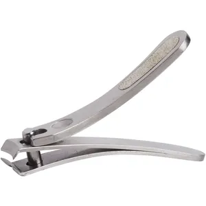 Pocket Manicure Nail Clippers - Silver, Functional Design for Precise Trimming - Made in France