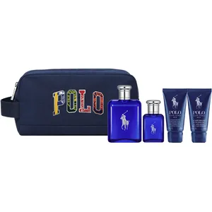 Polo Blue Eau de Toilette Father's Day 4-Piece Set - Energizing Citrus & Suede Fragrance Gift